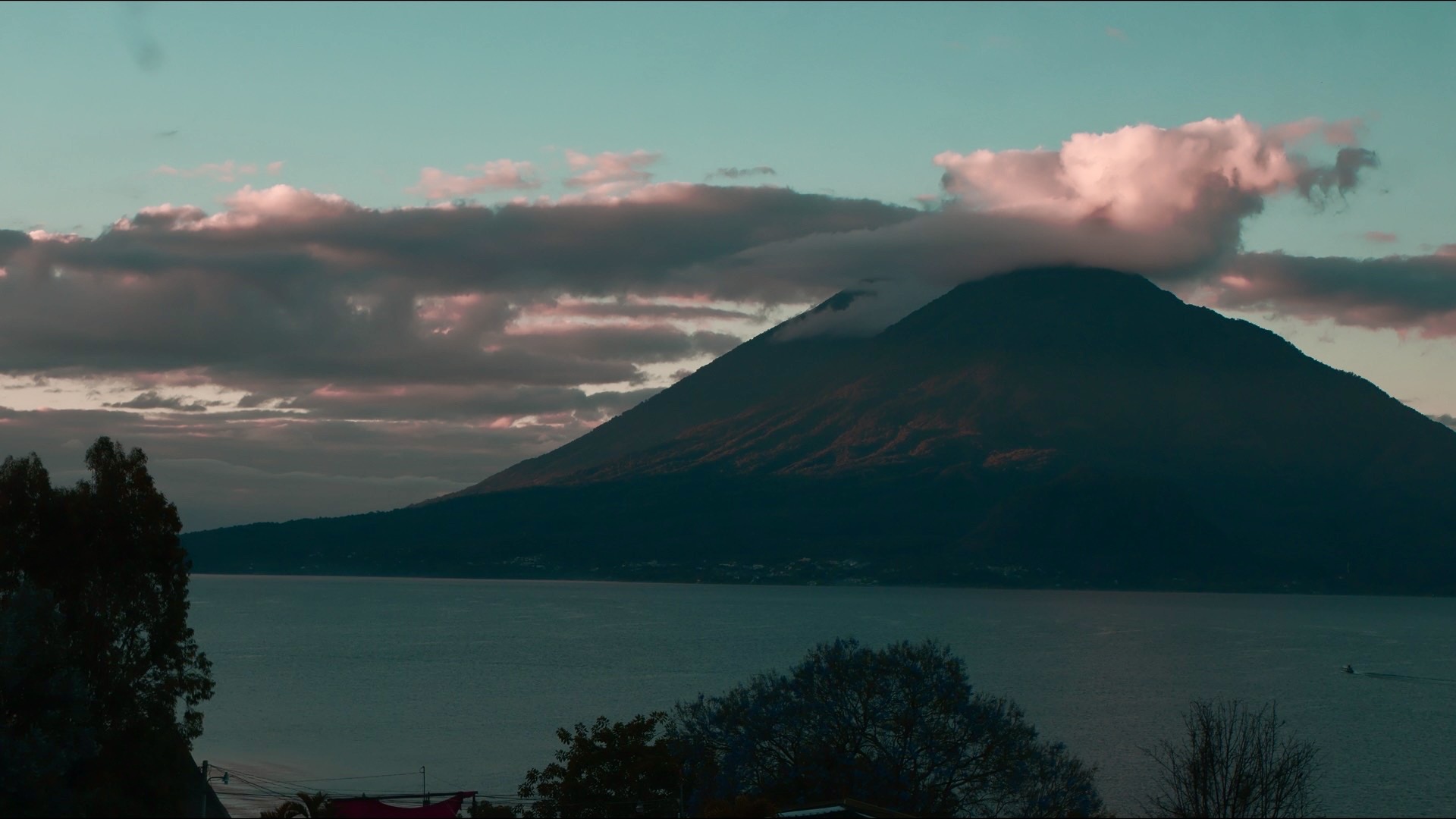 Volcano at Dusk